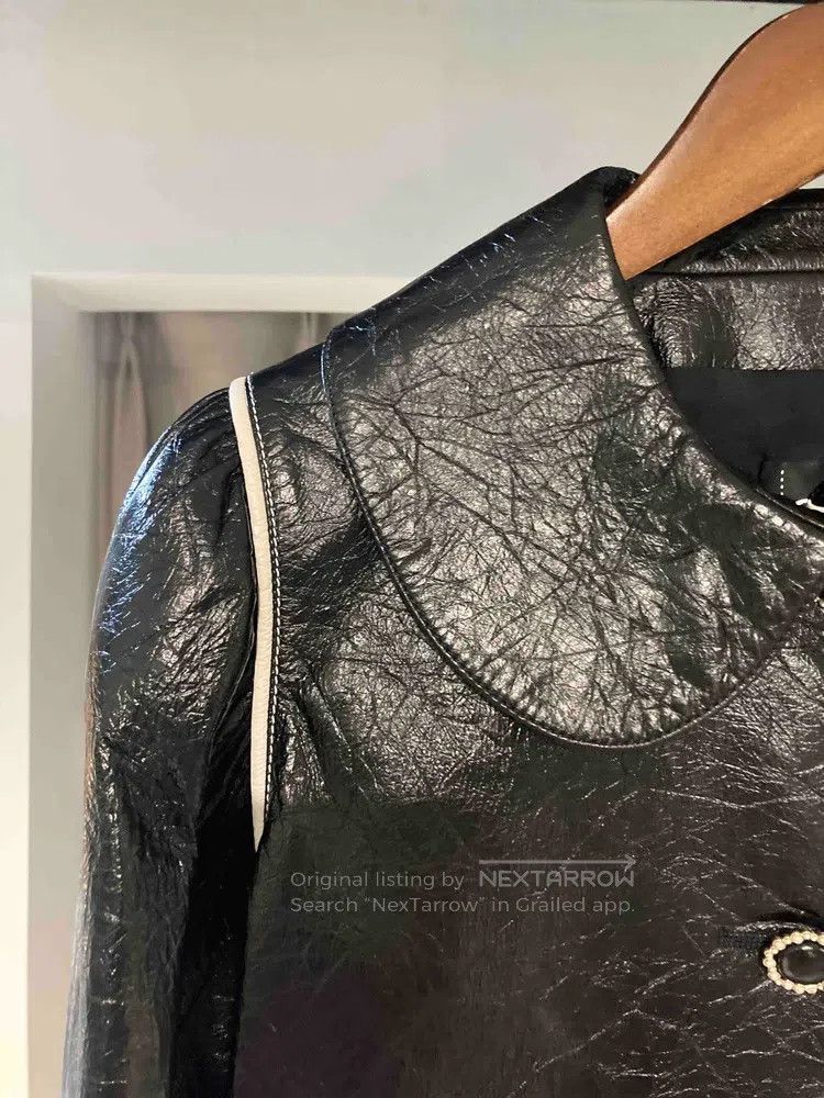 Chanel Chanel 21A black pearl buckle doll collar two pockets blac Size XXS / US 00 / IT 34 - 3 Thumbnail