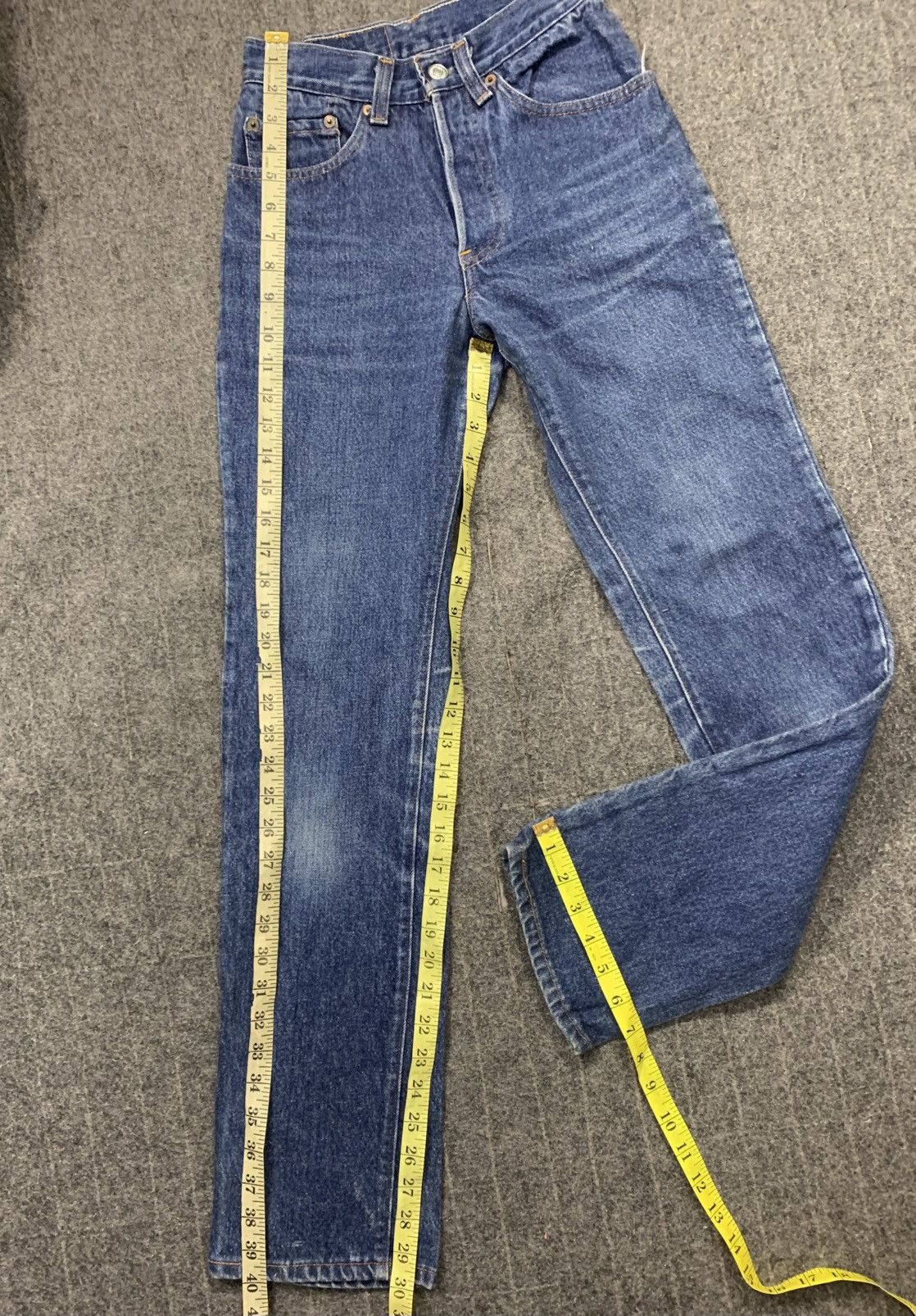 Levi's Vintage Clothing 70s 80s Lot 26501-0116 Denim Jeans Size 23" - 12 Thumbnail
