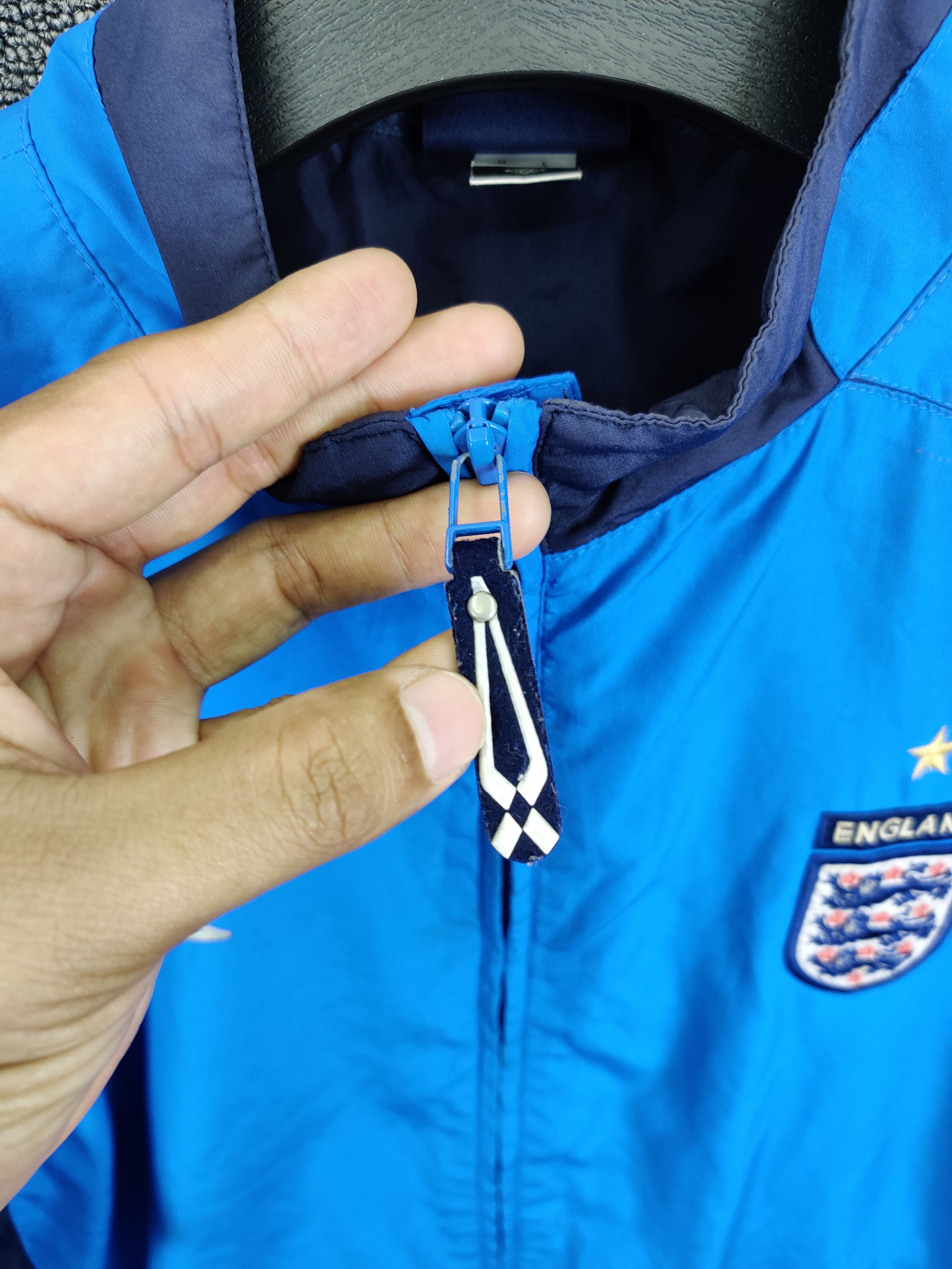 Umbro Vintage Umbro x England Soccer Football Windbreaker Jacket Size US M / EU 48-50 / 2 - 7 Thumbnail