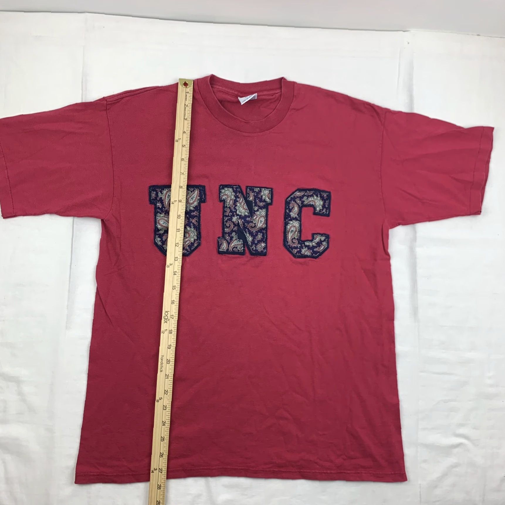 Vintage VINTAGE University of North Carolina T Shirt Adult Large Red 90s College USA Mens Size US L / EU 52-54 / 3 - 5 Thumbnail