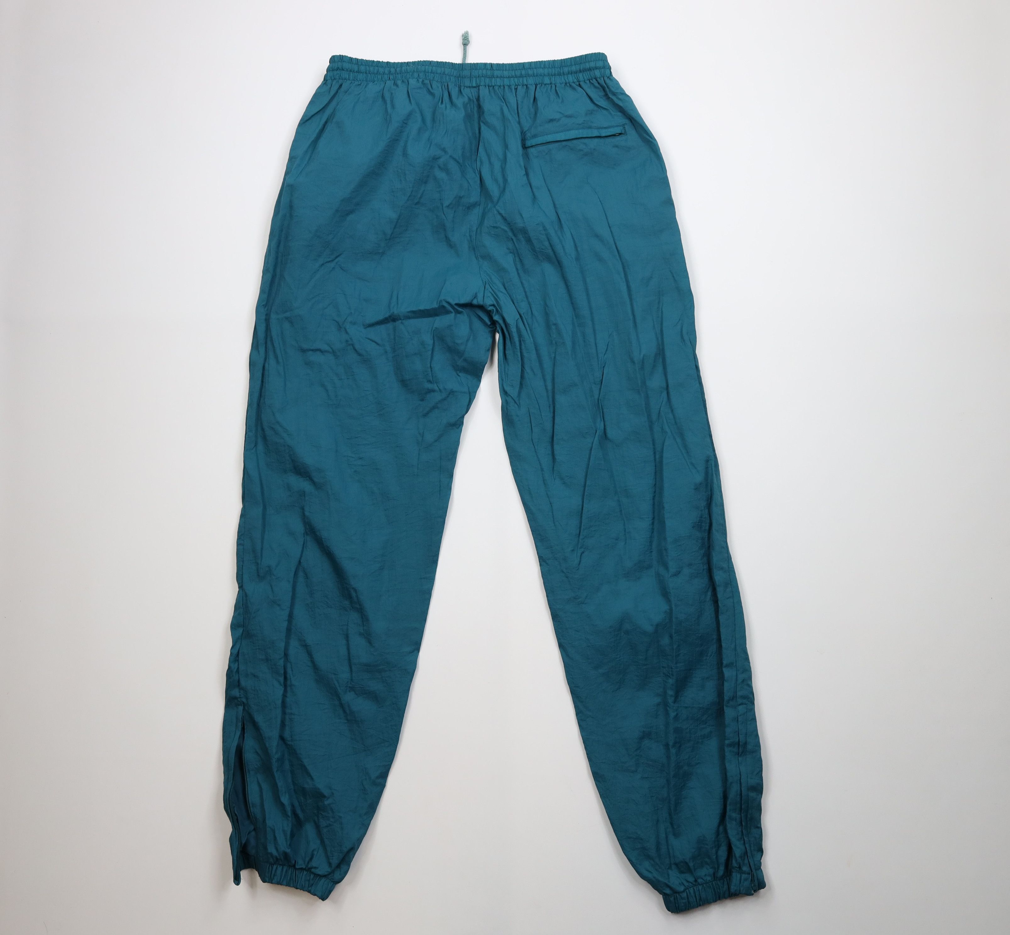 Vintage Vintage 90s Streetwear Windbreaker Rain Joggers Pants Green Size US 36 / EU 52 - 9 Thumbnail