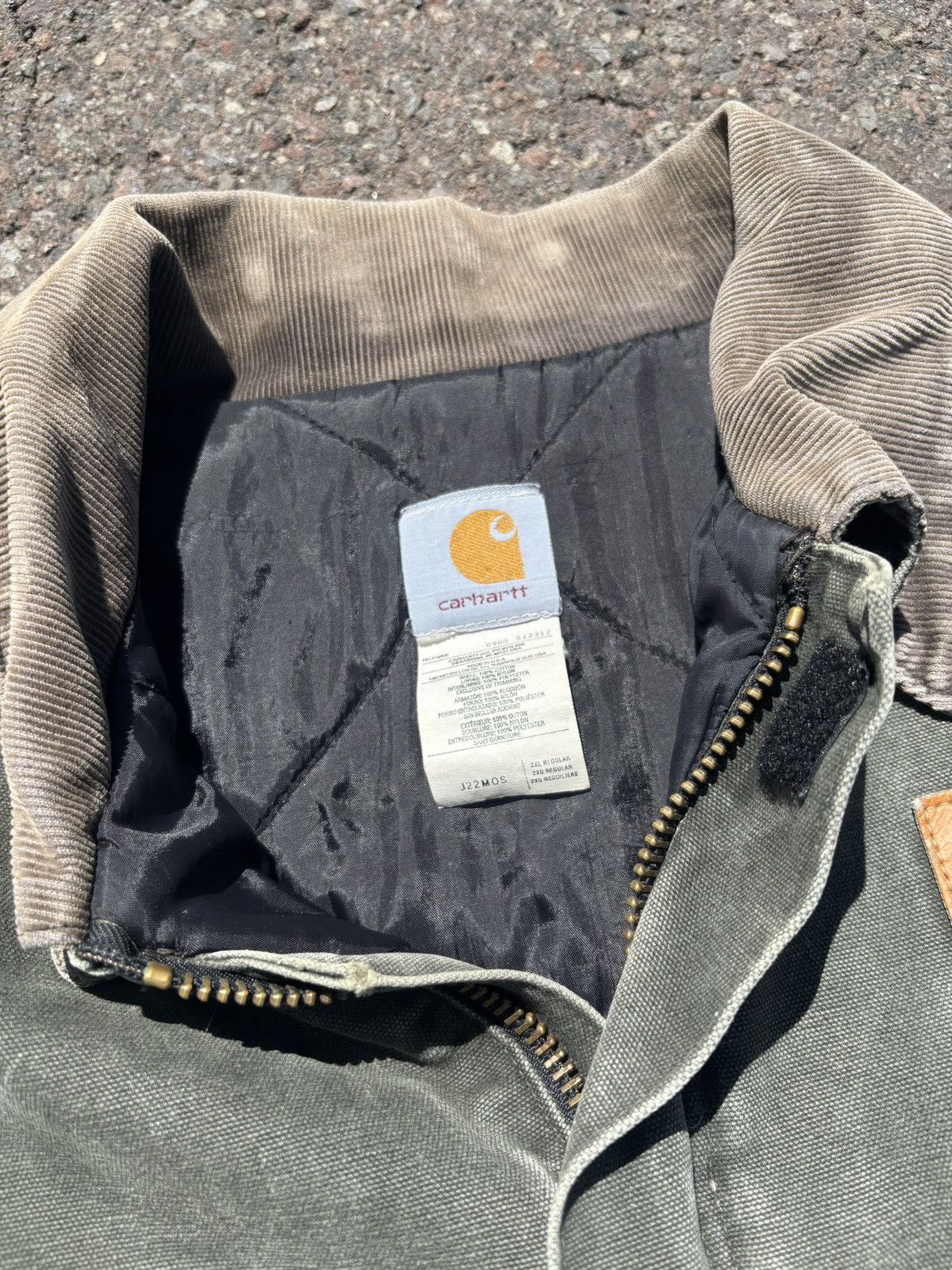 Carhartt J22 MOS Carhartt Big Logo Arctic/Chore Jacket Size US XXL / EU 58 / 5 - 4 Thumbnail