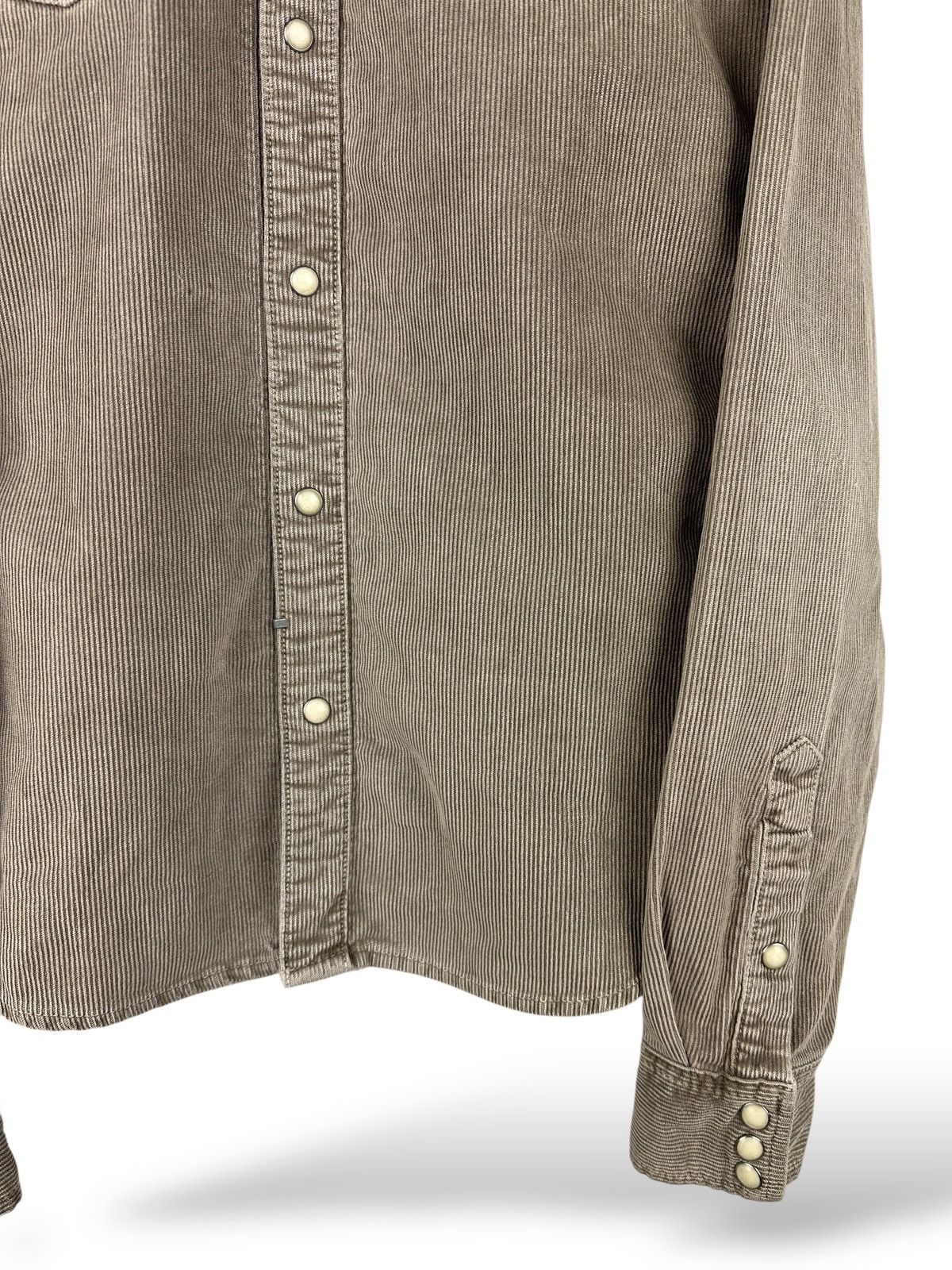 Allsaints Vintage Allsaints Spitalfields Char Ban Corduroy Shirt L/S Size US M / EU 48-50 / 2 - 4 Thumbnail