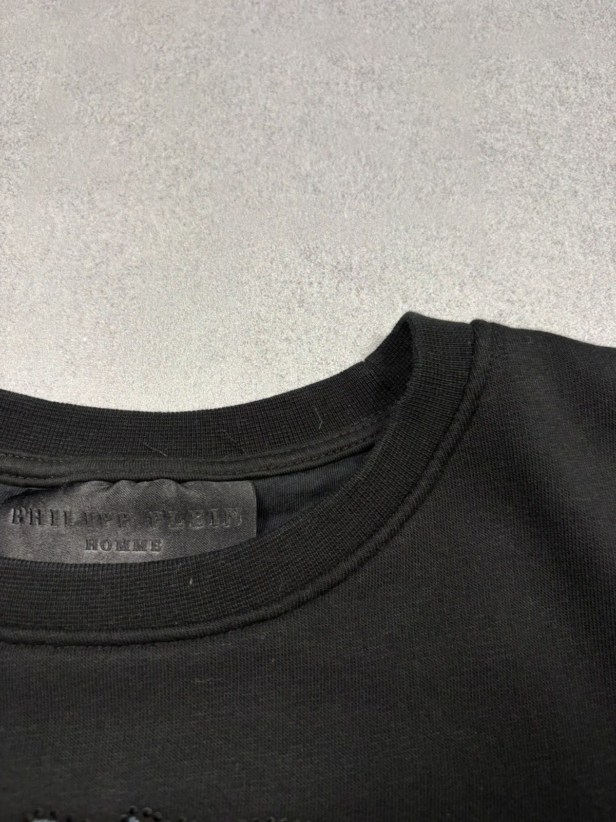 Philipp Plein Philipp Plein Skull Crystal Logo Sweatshirt Black Size L Size US L / EU 52-54 / 3 - 11 Thumbnail