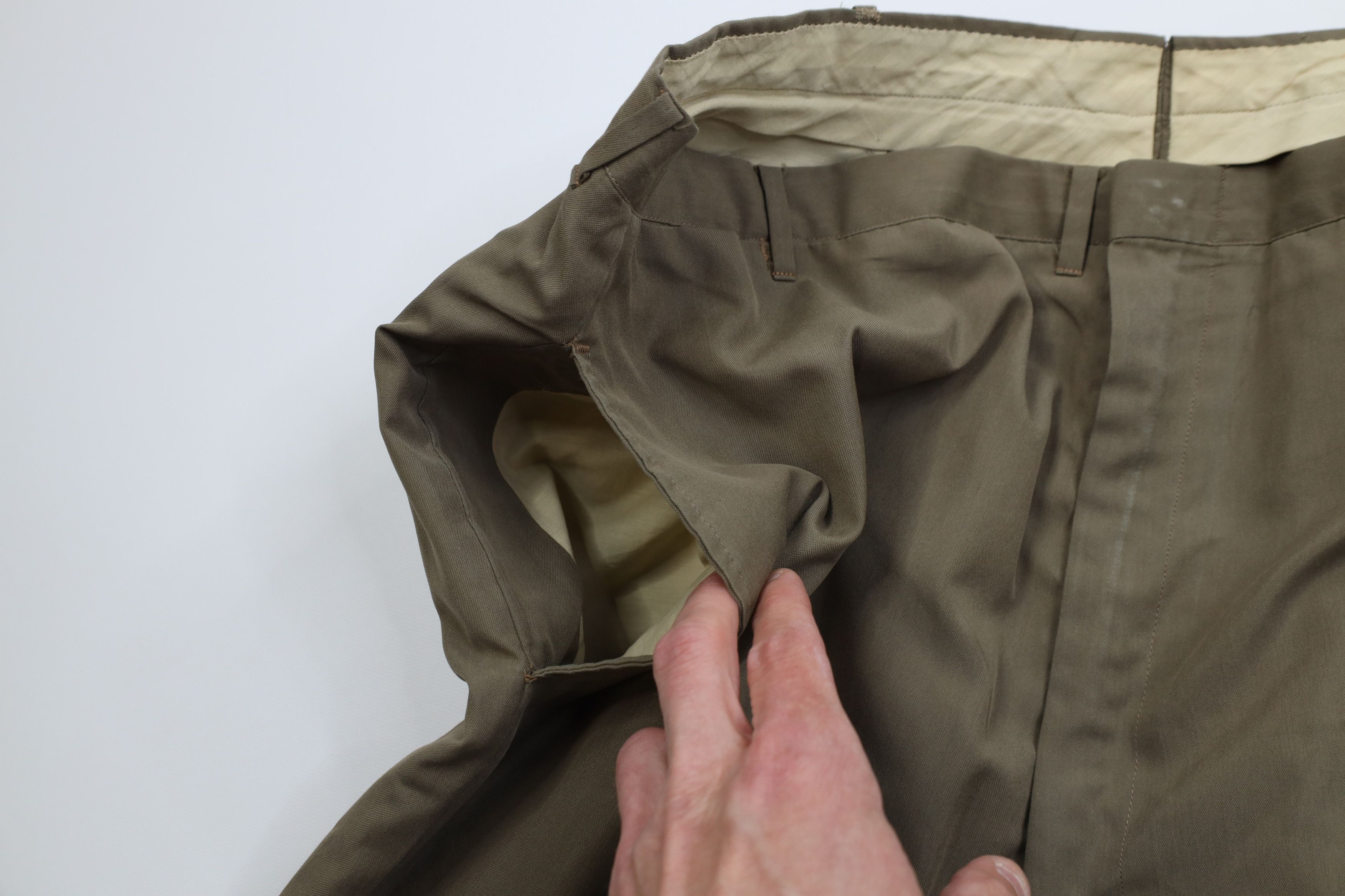 Vintage Vintage 50s 60s Streetwear Gabardine Wide Leg Pants USA Size US 36 / EU 52 - 8 Thumbnail