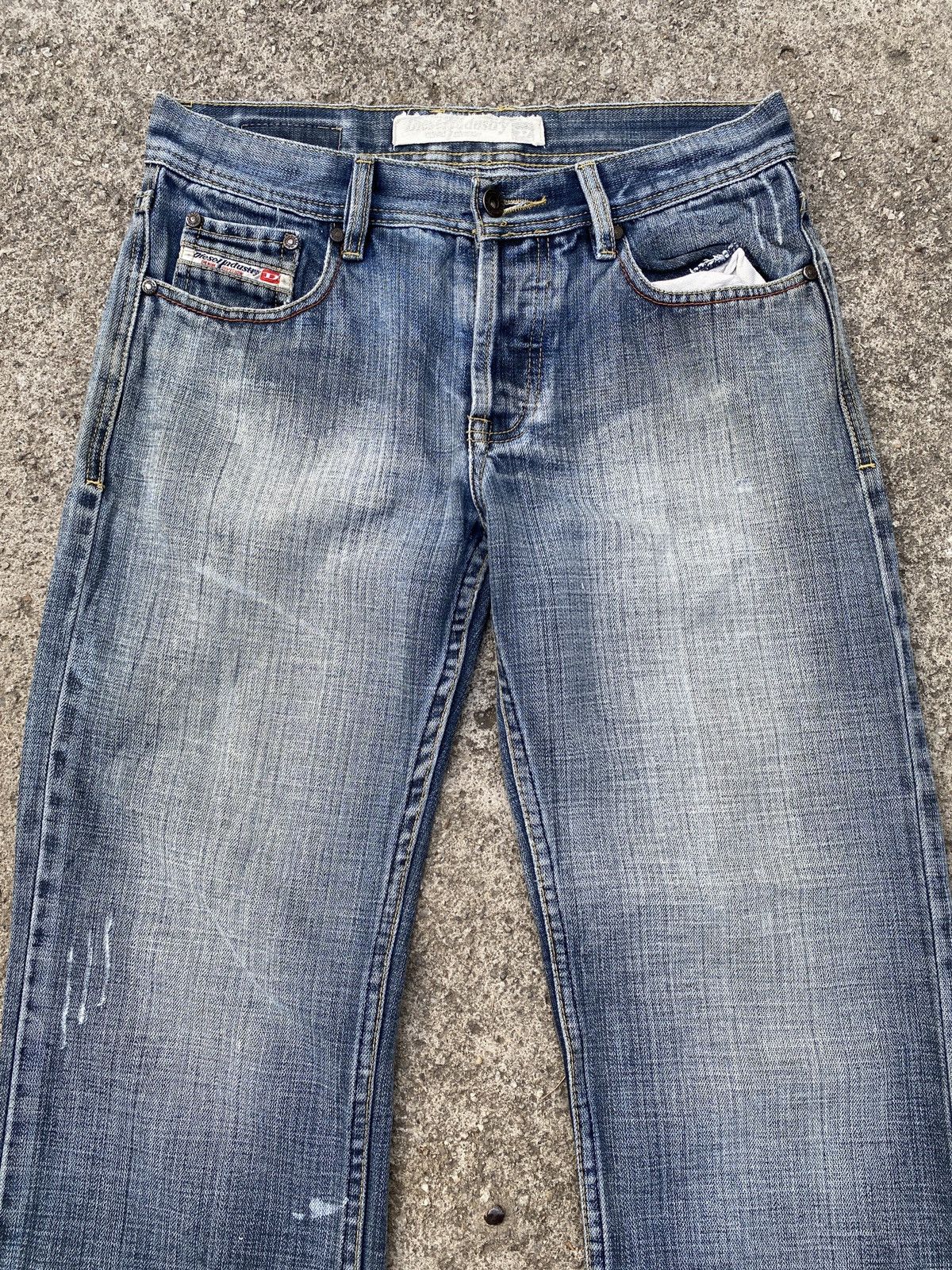 Diesel Vintage 2000s Diesel Industry Tribal Design Jeans Size US 30 / EU 46 - 3 Thumbnail