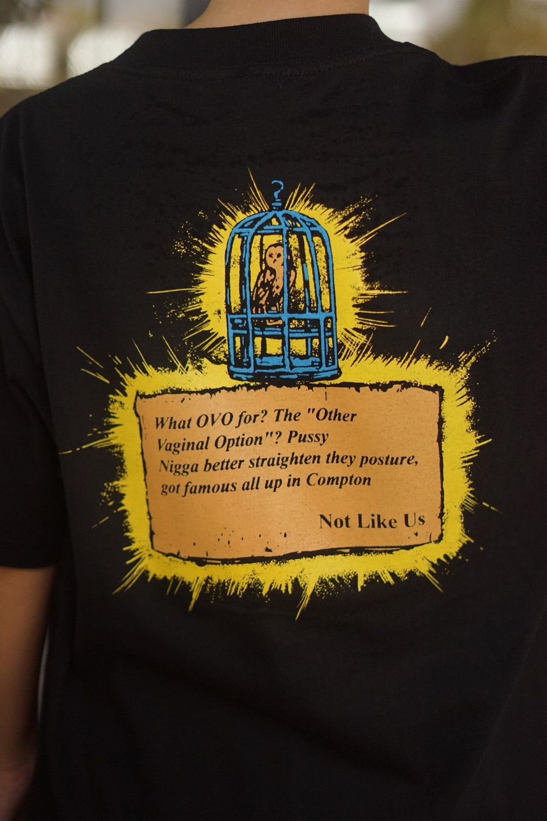 Rap Tees Kendrick Lamar Not Like Us Jesus American Thunder Tee Size US XL / EU 56 / 4 - 2 Thumbnail
