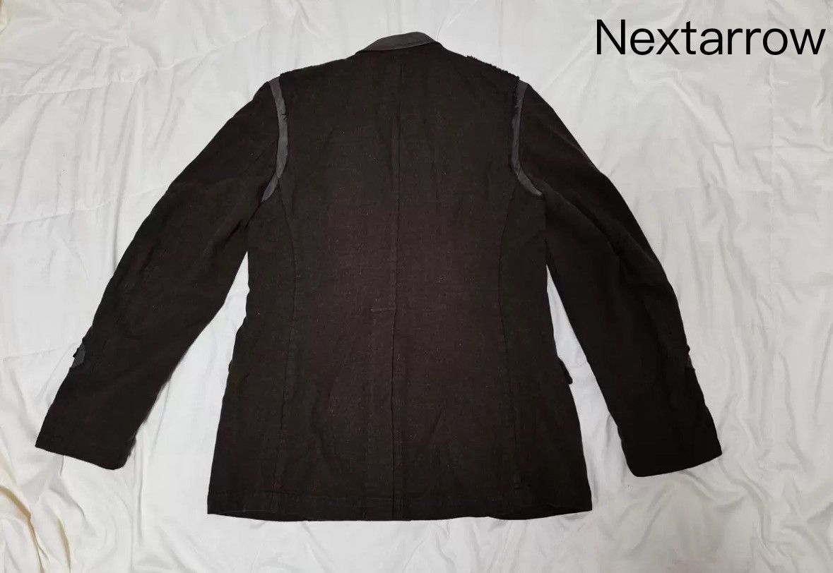 Yohji Yamamoto Yohji Yamamoto 03aw Kangaroo Leather Suit Jacket Size US L / EU 52-54 / 3 - 2 Thumbnail