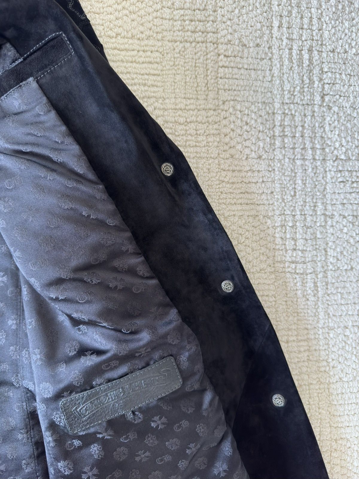 Chrome Hearts CHROME HEARTS Black 1 of 1 Mult patch Leather Coat Size US L / EU 52-54 / 3 - 9 Thumbnail