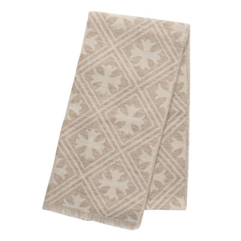 Chrome Hearts Chrome Hearts Cashmere All-over Pattern Stole Size ONE SIZE - 1 Thumbnail
