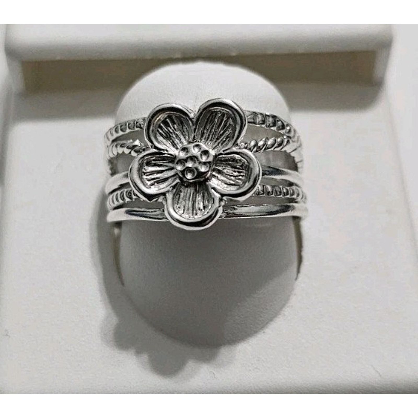 Other Ross-Simons Sterling Silver Multi-Row Flower Ring Size 9 Size ONE SIZE - 1 Thumbnail