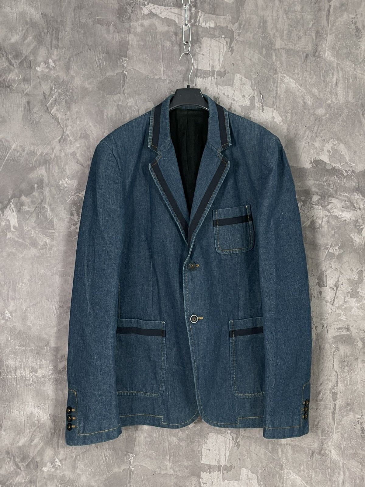 Alexander McQueen Alexander Mcqueen Classic Luxury Heavy Blazer Jacket Size 52R - 1 Thumbnail