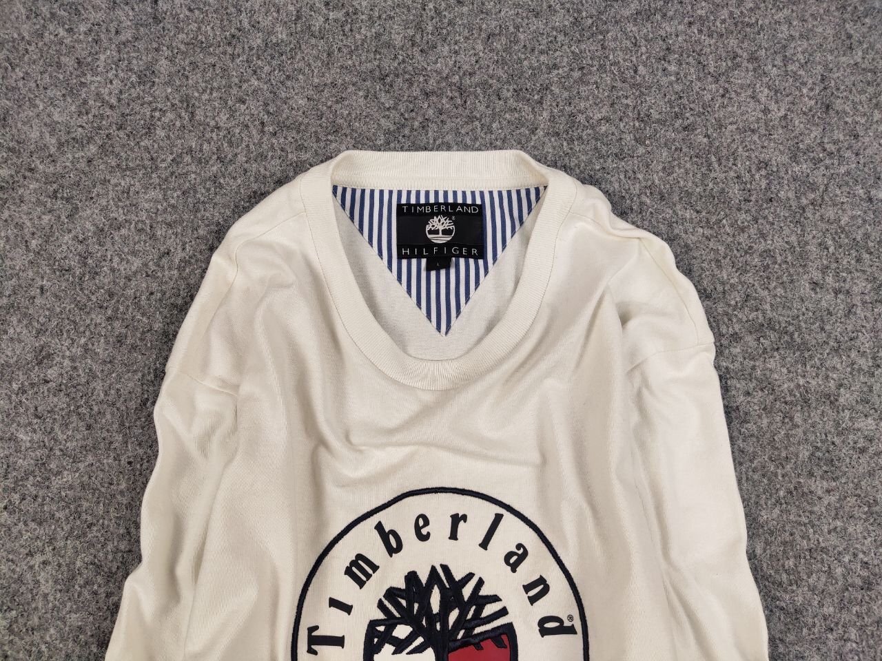 Tommy Hilfiger Timberland x Tommy Hilfiger White Logo long sleeve Top Size US L / EU 52-54 / 3 - 8 Thumbnail