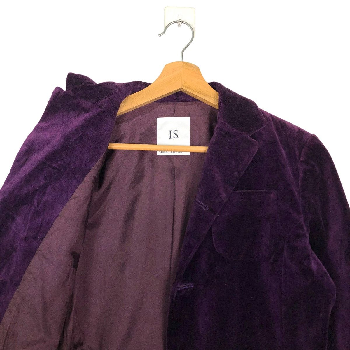 Issey Miyake 🔥VELVET DOUBLE BREAST COATS JACKET IS SUNOA KUWAHARA JAPAN Size US M / EU 48-50 / 2 - 10 Thumbnail