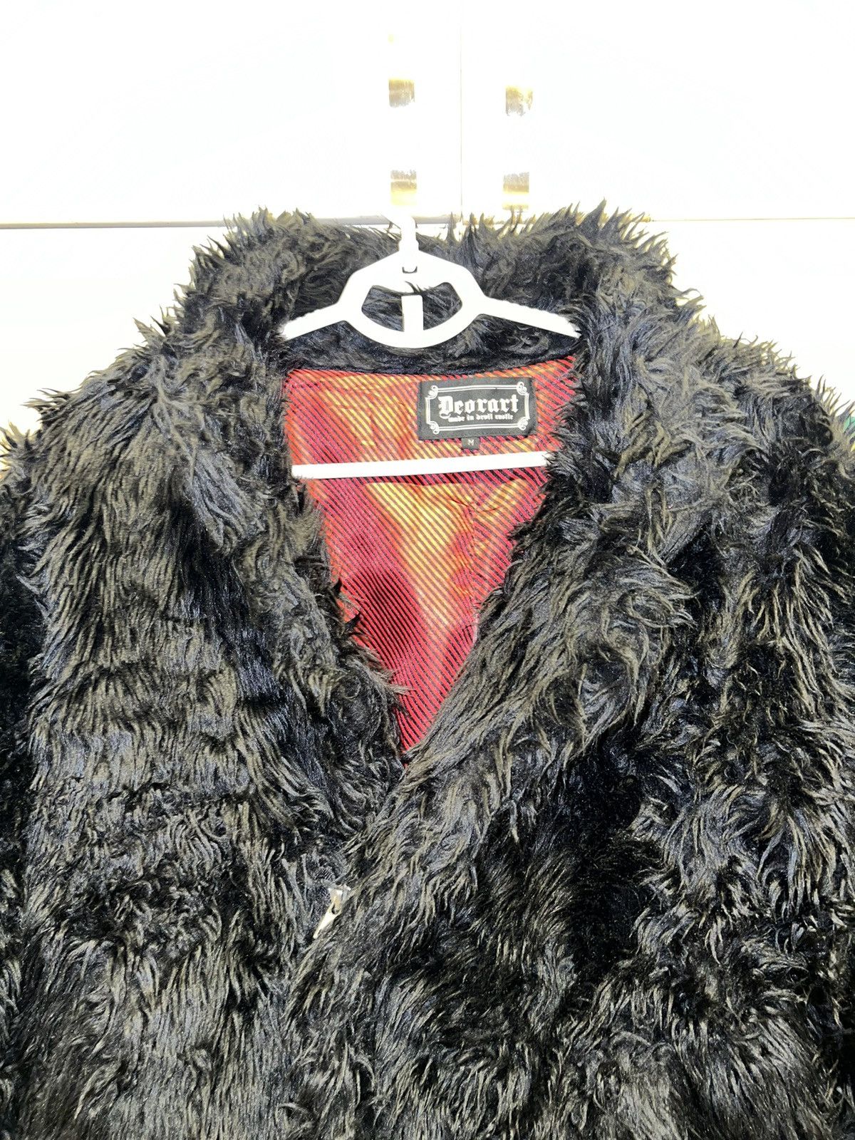Japanese Brand Vintage DEORART black faux fur jacket 🖤🧛🏻‍♀️ Size US M / EU 48-50 / 2 - 16 Thumbnail