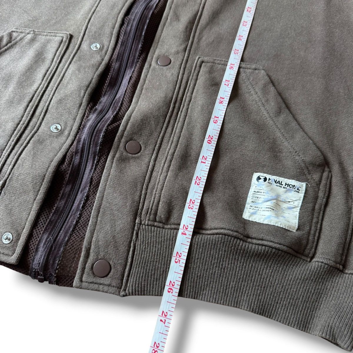 Final Home Final Home Oversized Button Up Survival Hoodie Jacket Size US M / EU 48-50 / 2 - 14 Thumbnail