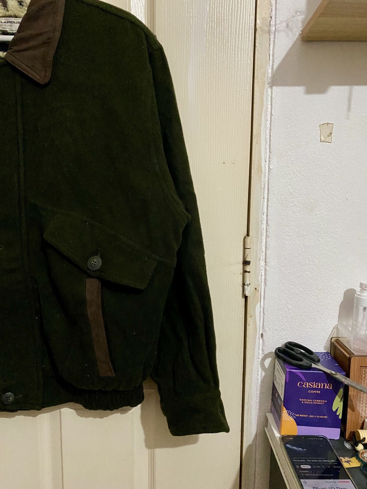 TED LAPIDUS Vintage Ted Lapidus Paris Wool Fleece-Lined – Forest Green Size US L / EU 52-54 / 3 - 6 Thumbnail