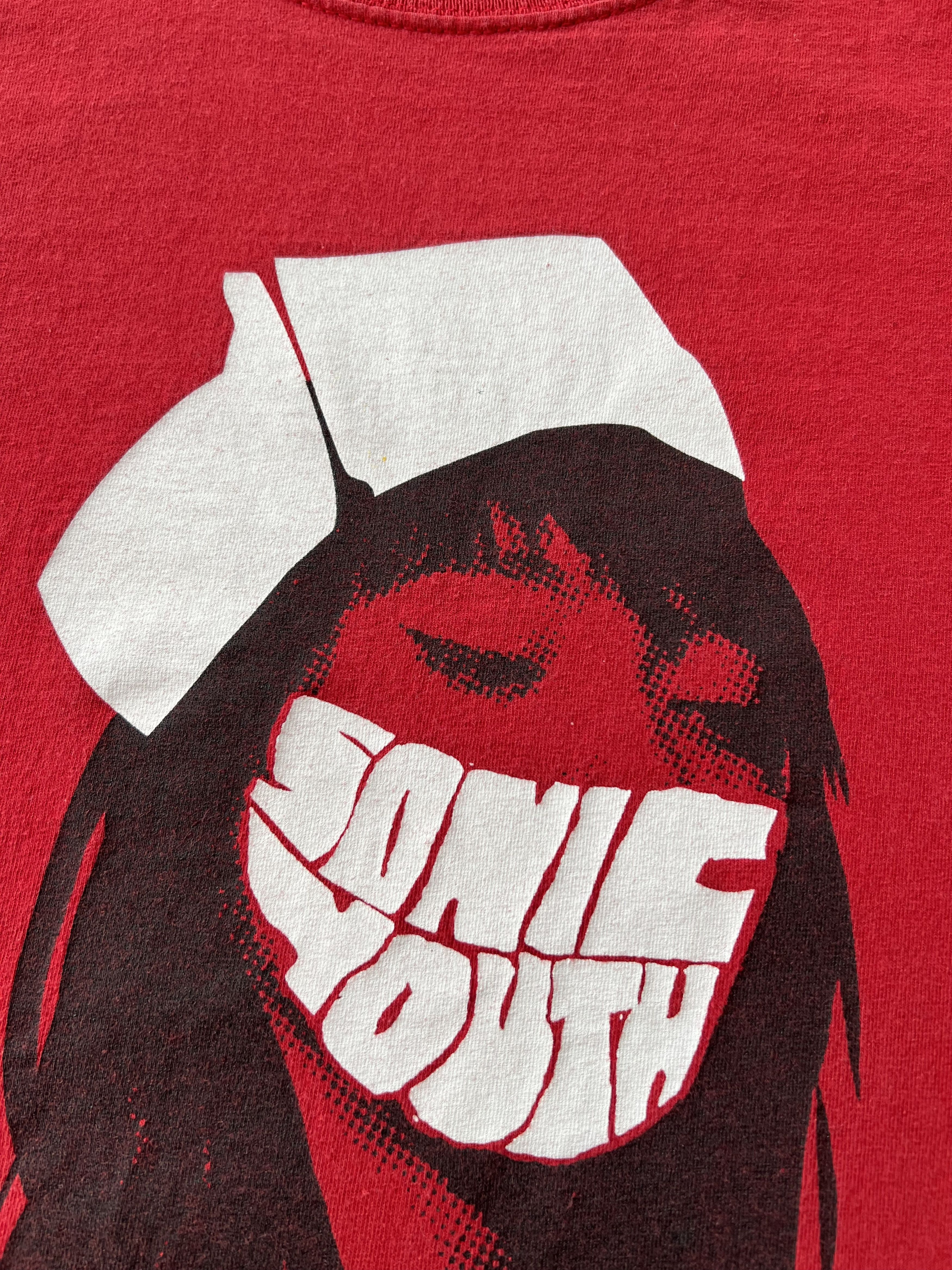 Band Tees Vintage 2000s Sonic Youth Nurse Y2k Red T-shirt Size US L / EU 52-54 / 3 - 4 Thumbnail