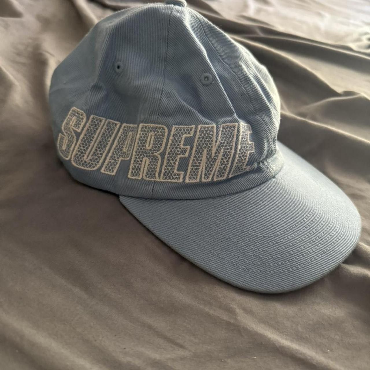 Supreme Blue Supreme Snap Back Hat Size ONE SIZE - 1 Thumbnail