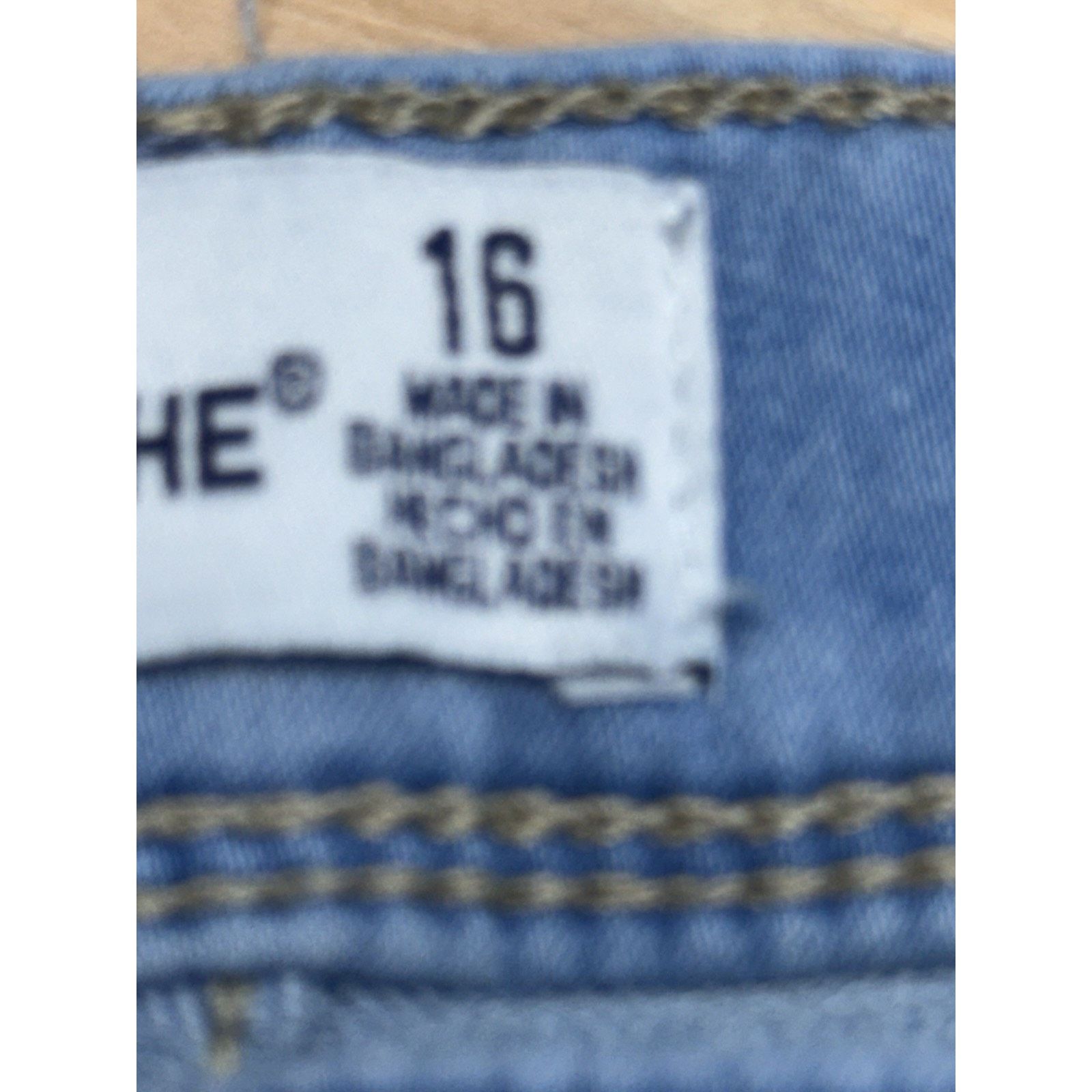 Jordache JORDACHE GIRLS SKINNY JEANS LIGHT BLUE SIZE 10 Size 32" / US 10 / IT 46 - 3 Thumbnail