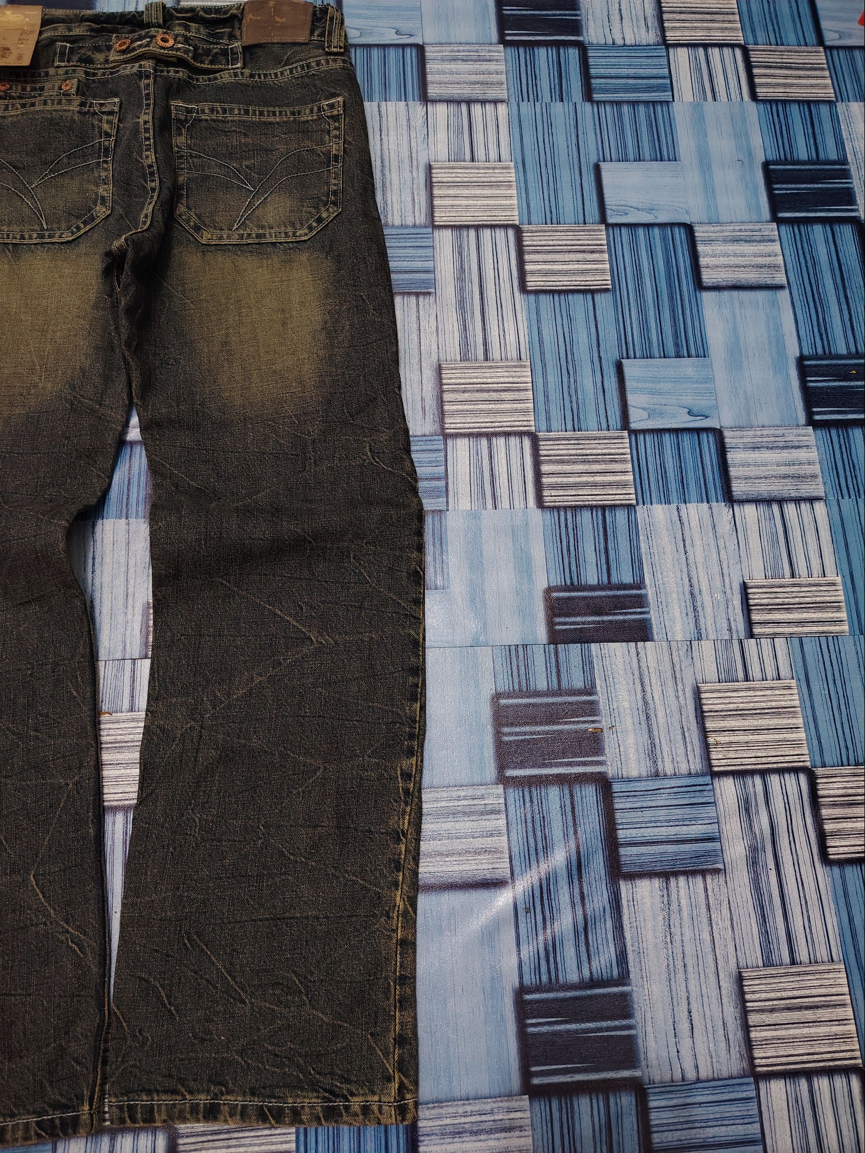 Hysteric Glamour 💥Insane💥 R>>> Jeans RH193 Mud Wash Flared Jeans Size US 31 - 17 Thumbnail