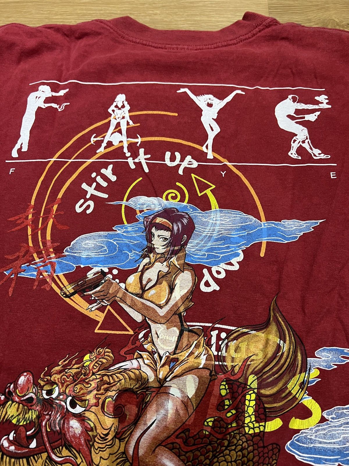 Vintage Cowboy bebop faye valentine anime stone temple pilots tshirt Size US L / EU 52-54 / 3 - 7 Thumbnail