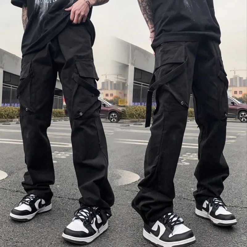 image of Jean Black Cargo Pants, Men's (Size 32)