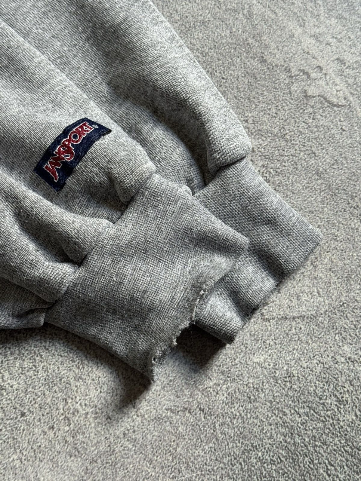 Jansport × Vintage JanSport XL Michigan university thrashed sweatshirt jumper Size US XL / EU 56 / 4 - 8 Thumbnail