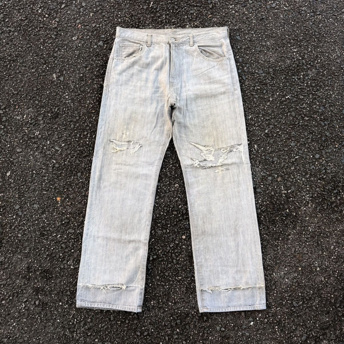 Japanese Brand × Jean × Vintage VINTAGE VILLAND STRAIGHT FADED RIPPEP JEAN DENIM PANTS Size US 36 / EU 52 - 1 Thumbnail