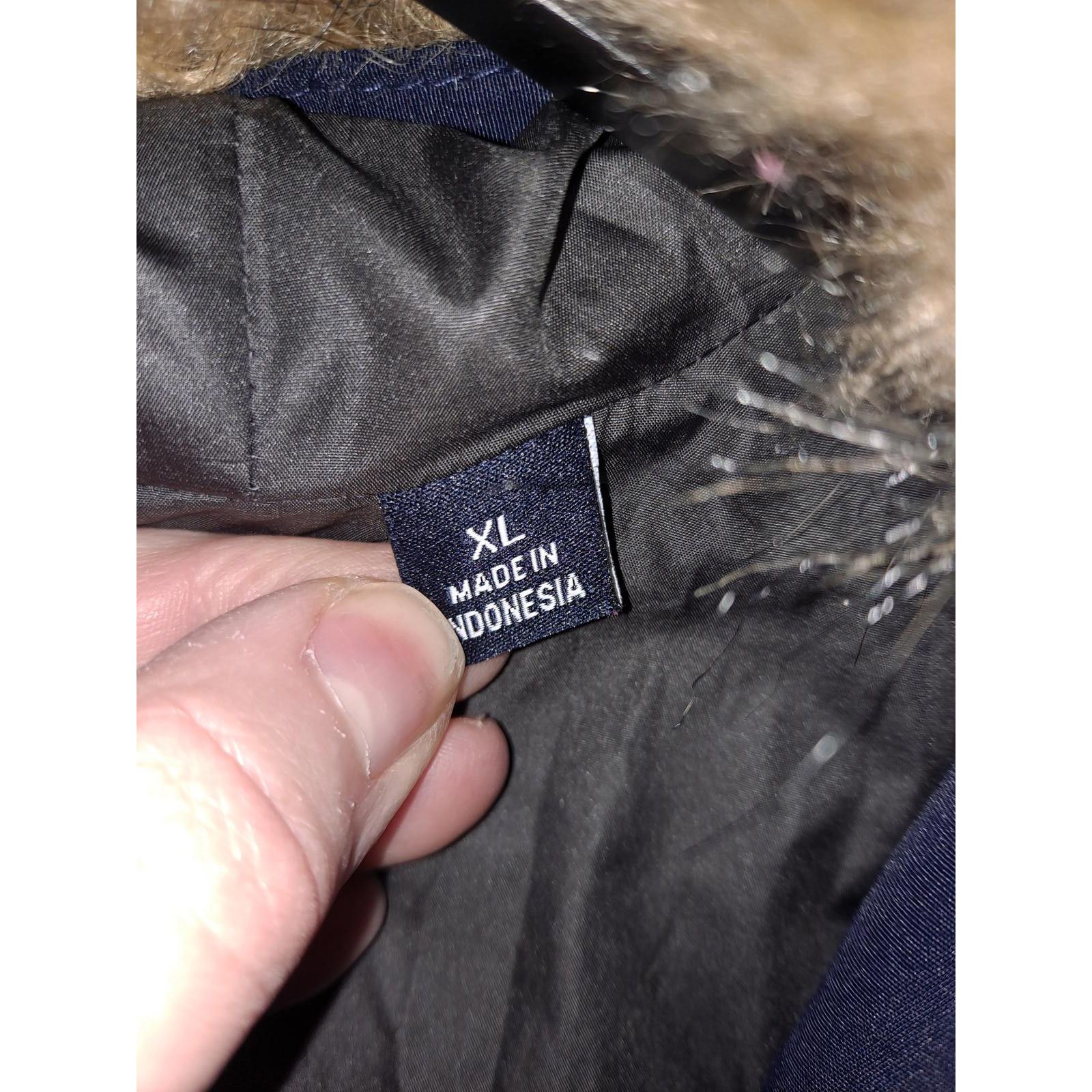 Tommy Hilfiger Tommy Hilfiger Blue Long Puffer Coat with Faux Fur Hood Size Size US XL / EU 56 / 4 - 6 Thumbnail