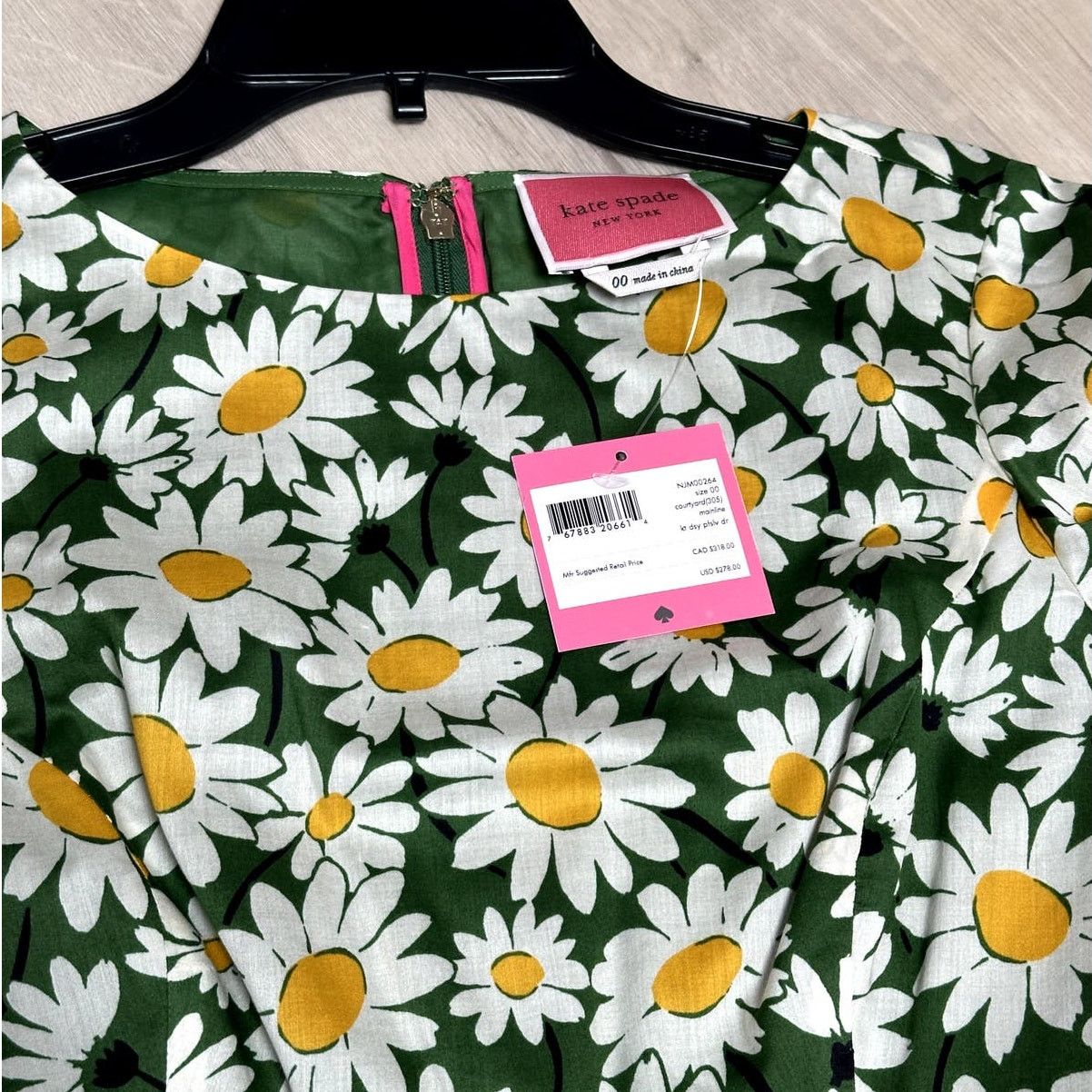 Kate Spade Kate spade NY Women’s Kate Daisy Puff-Sleeve Dress 00 Size ONE SIZE - 10 Thumbnail
