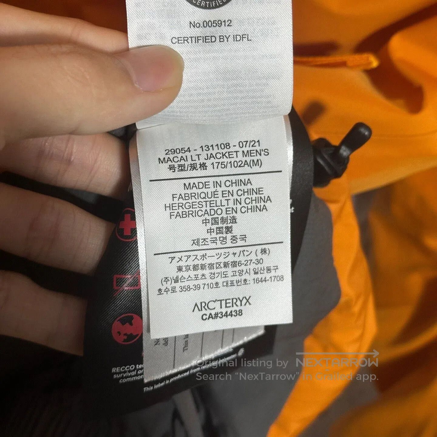 Arc'teryx arcteryx macai lt jacket orange size medium. Size US M / EU 48-50 / 2 - 8 Thumbnail