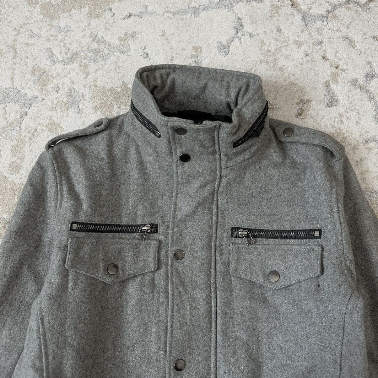 Tornado Mart rare 00s SEMANTIC DESIGN archive military wool bomber jacket Size US L / EU 52-54 / 3 - 4 Thumbnail