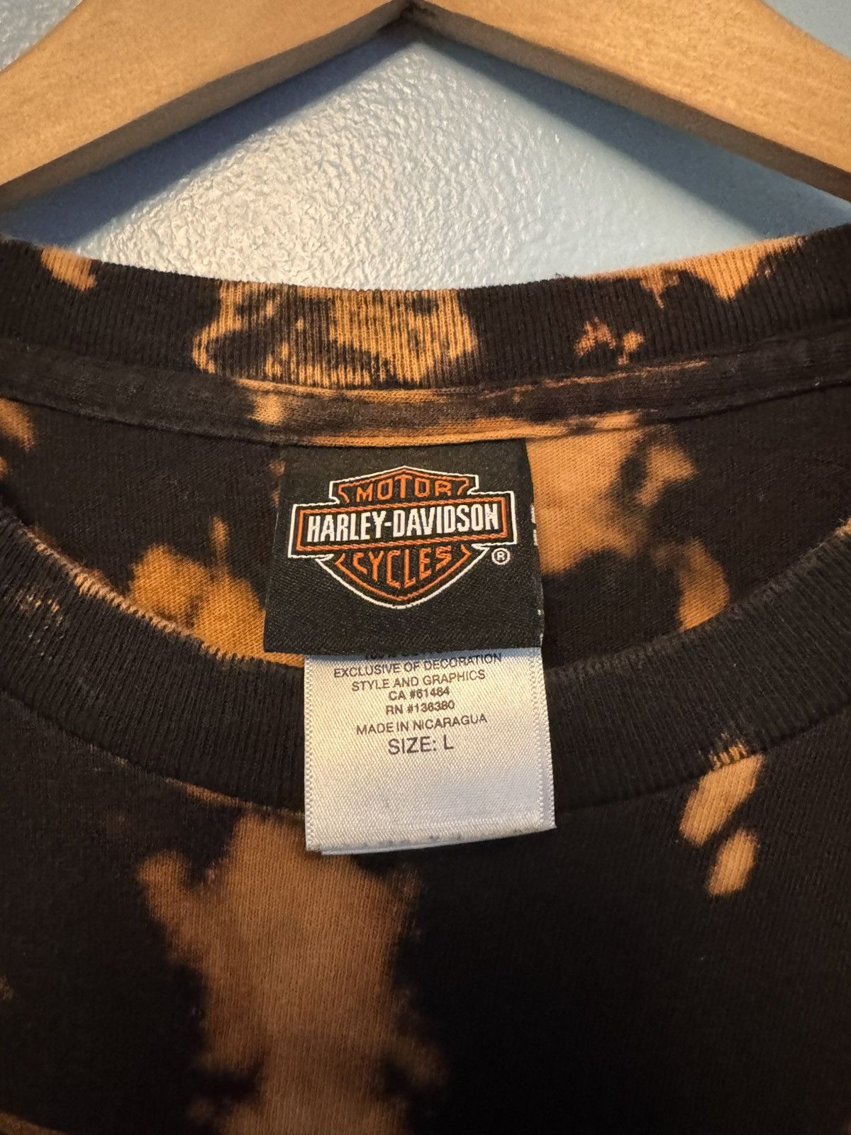 Harley Davidson Tie-dye Harley Davidson T-shirt Size US L / EU 52-54 / 3 - 4 Thumbnail