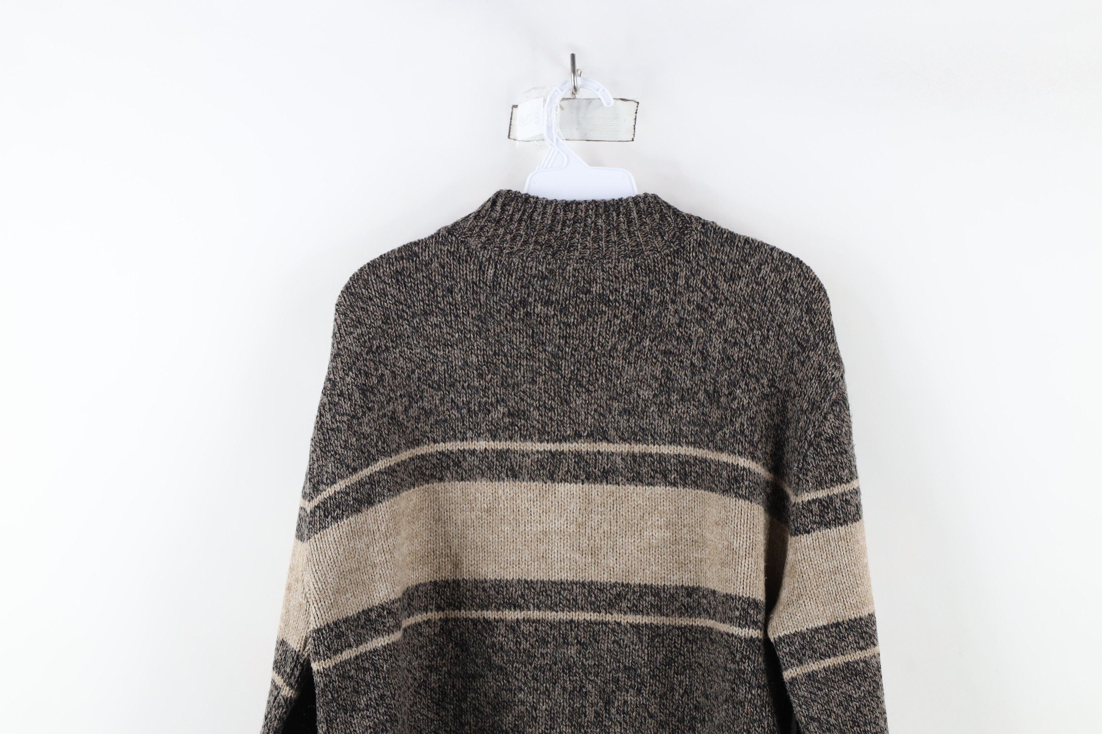 Vintage Vintage 90s Streetwear Wool Blend Knit Henley Sweater USA Size US XL / EU 56 / 4 - 10 Thumbnail