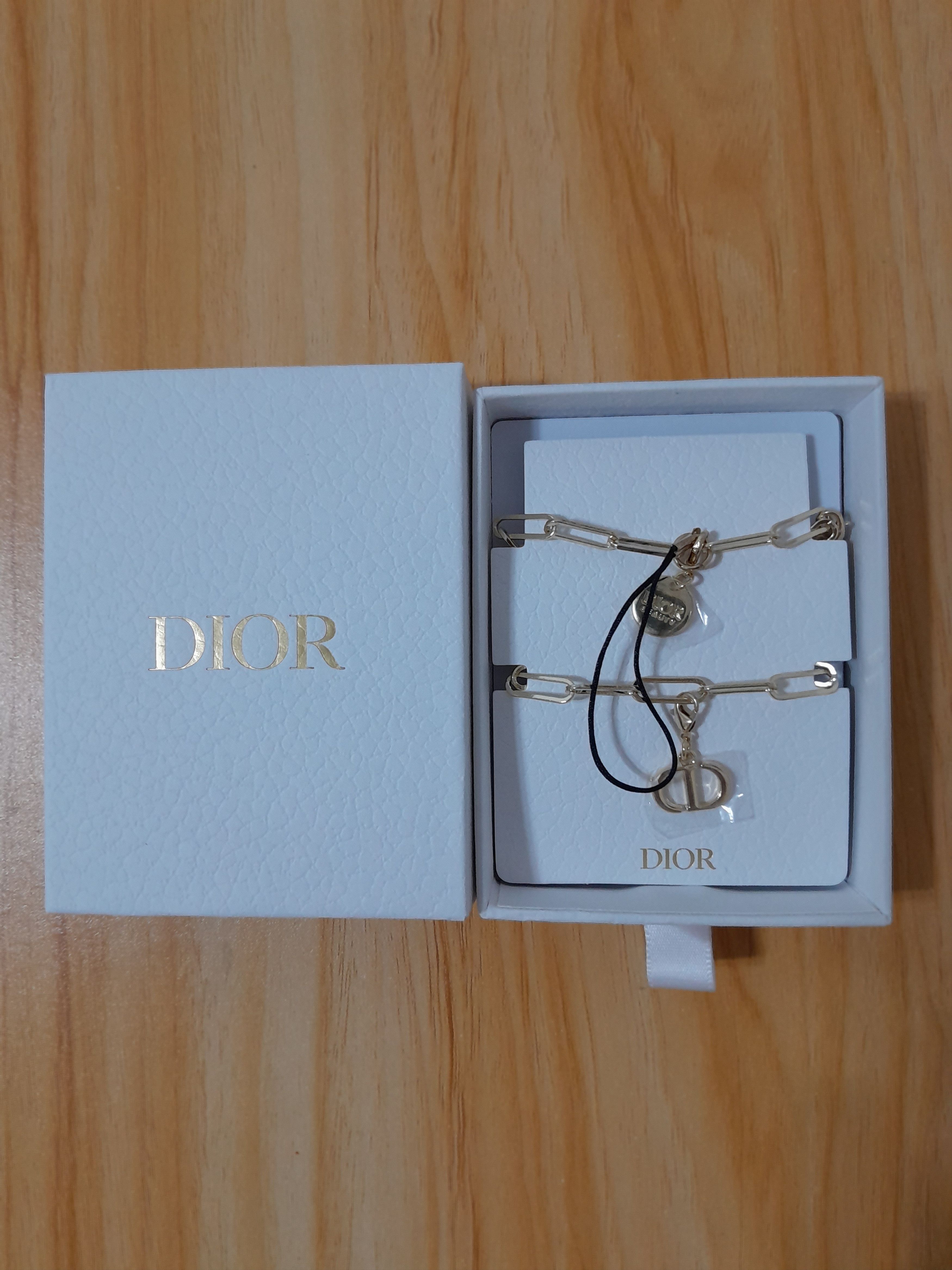 Dior Dior Crystal Member Welcome Gift Gold Phone Charm Size ONE SIZE - 1 Thumbnail