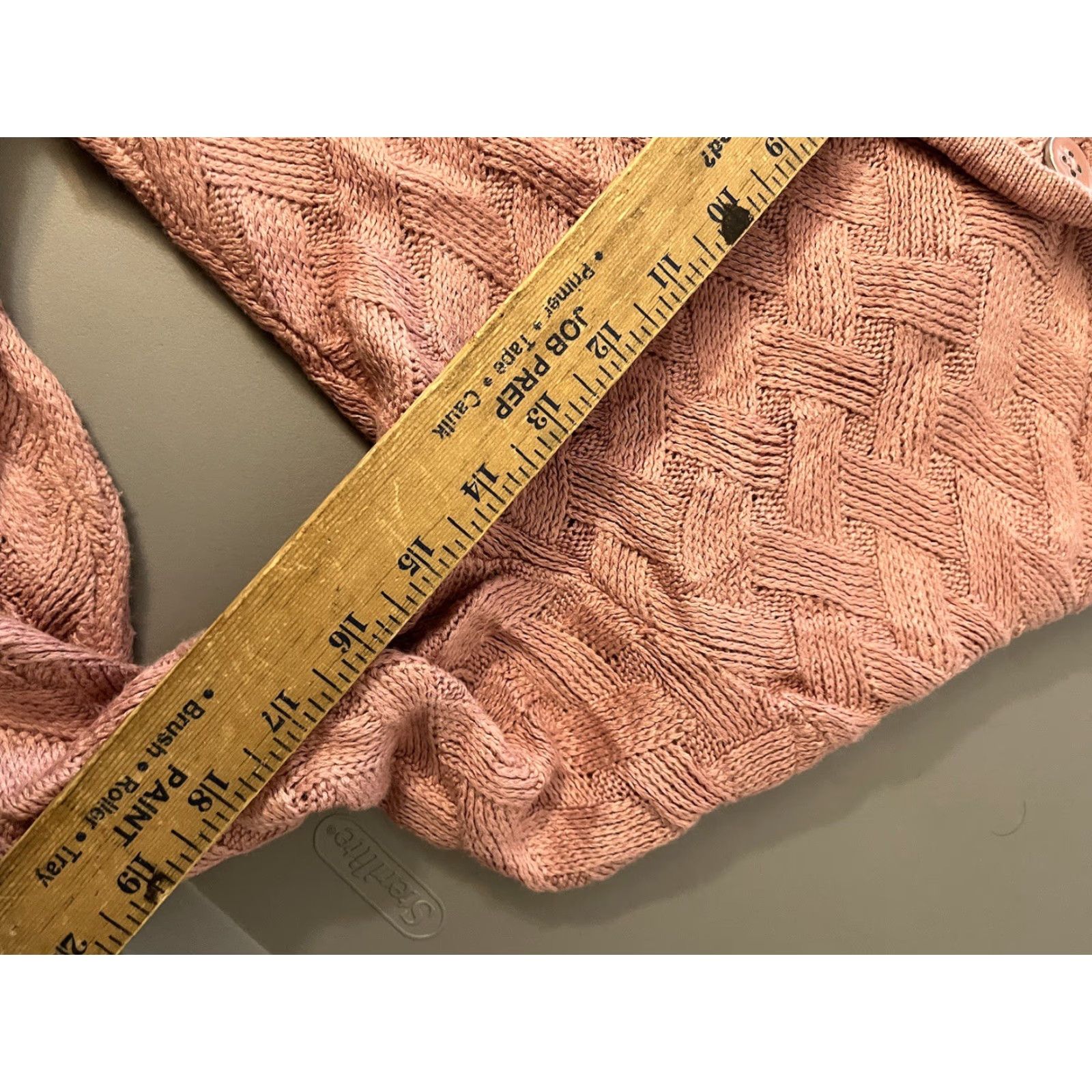 Talbots VINTAGE Talbots Women's Cardigan Sweater Pink Button Up Long Sleeve Cotton Blend Petite Size S / US 4 / IT 40 - 6 Thumbnail