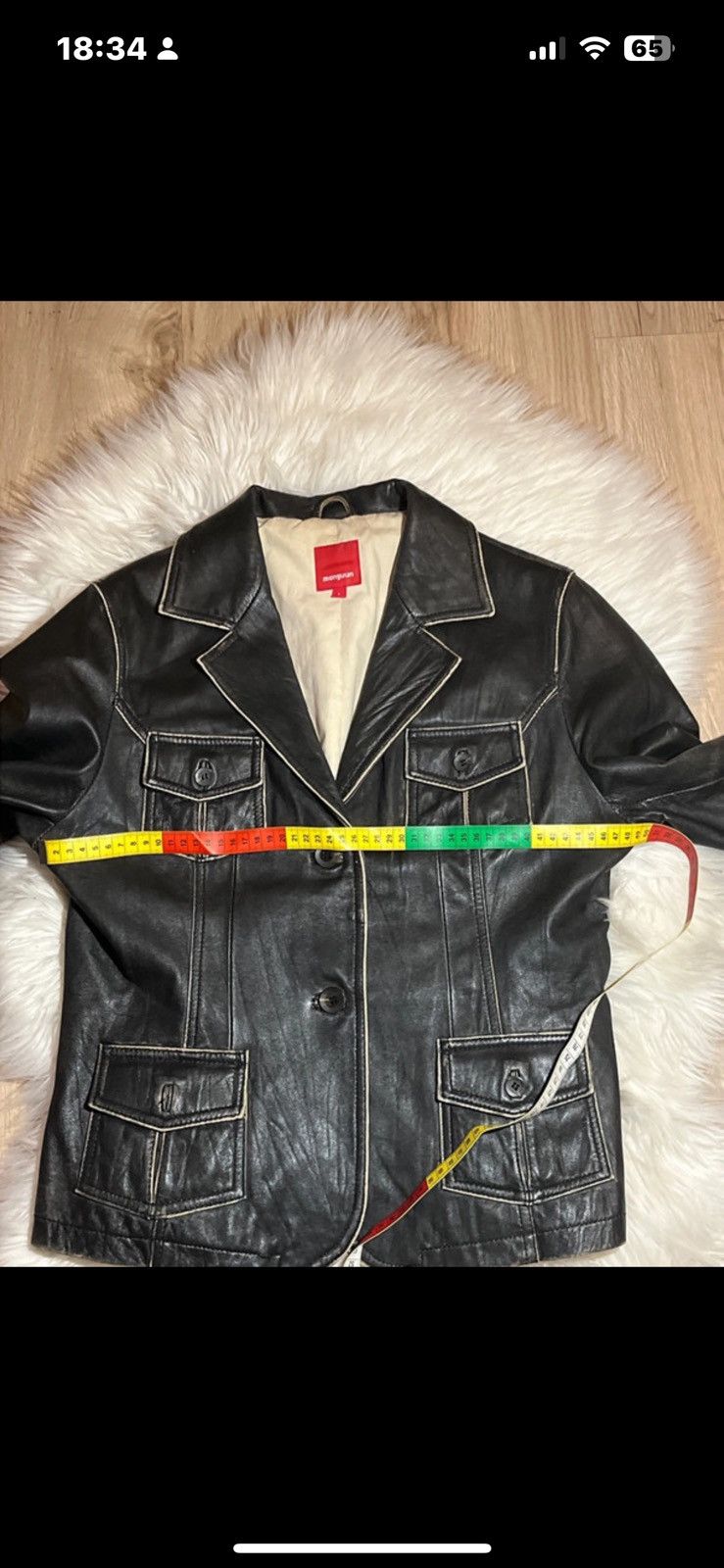 Vintage manguun leather jacket size l vintage y2k old school Size US L / EU 52-54 / 3 - 5 Thumbnail