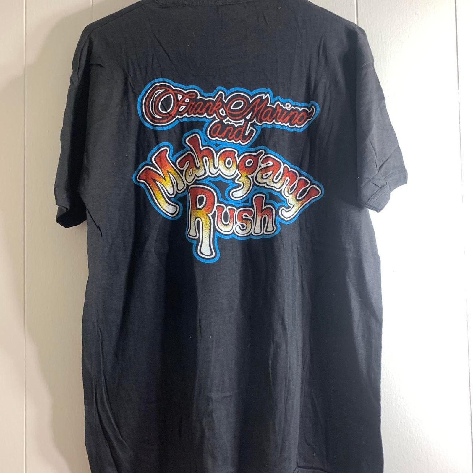 Vintage 1980 FRANK MARINO & MAHOGANY RUSH What’s Next tee shirt XL Size US XL / EU 56 / 4 - 7 Thumbnail