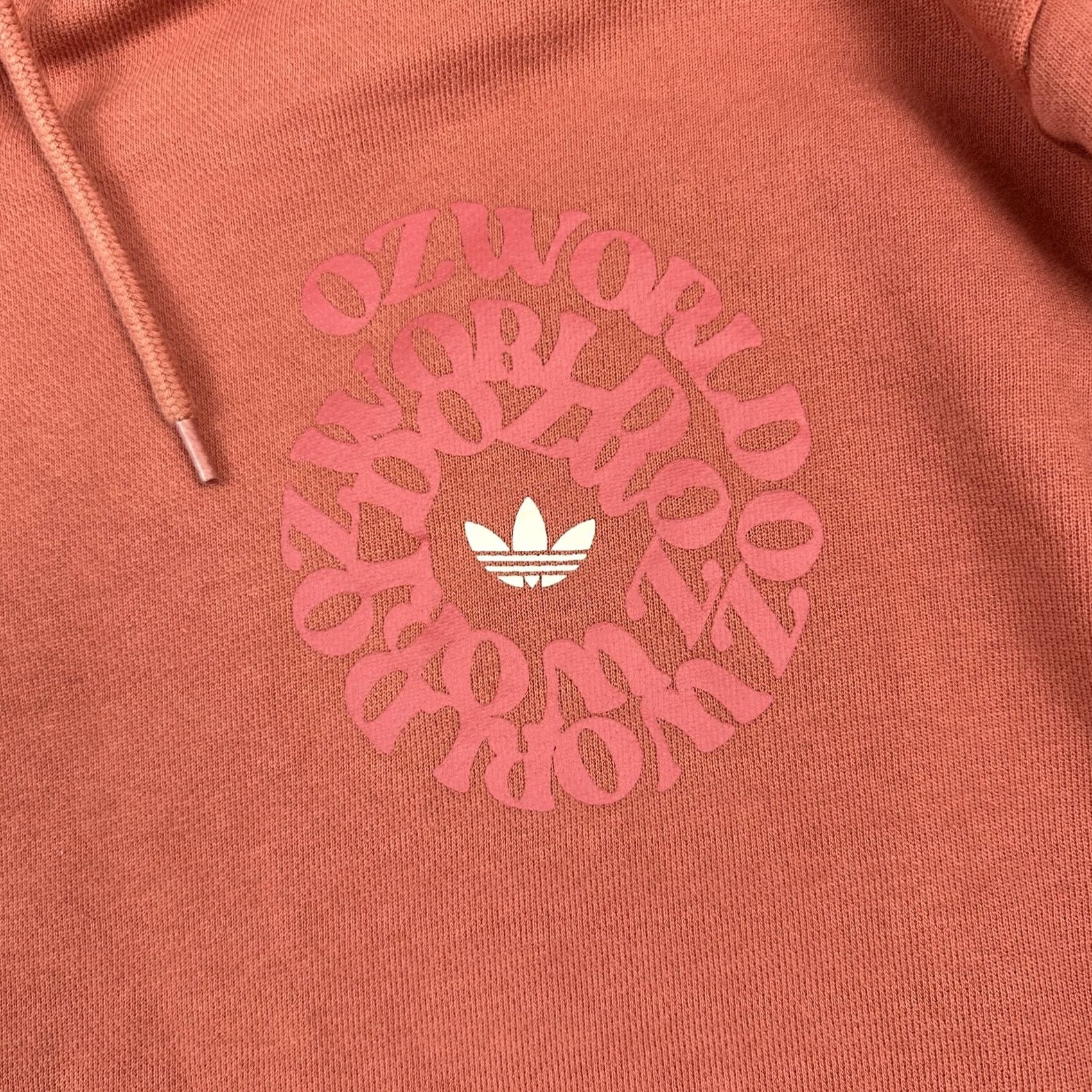 Adidas Adidas Originals Hoodie Men Large Orange Ozworld Trefoil Pullover Sweatshirt L Size US L / EU 52-54 / 3 - 4 Thumbnail