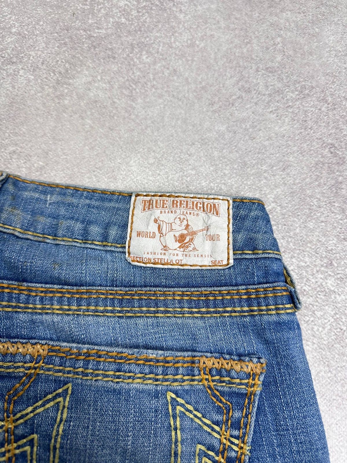 True Religion Vintage True Religion Y2K Chief Keef Style Baggy Jeans 27 Size US 27 - 4 Thumbnail