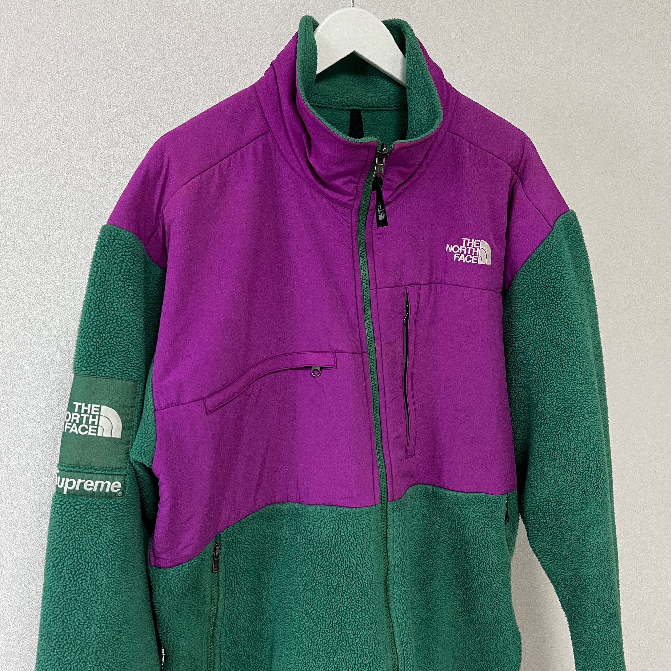 Supreme × The North Face Supreme The North Face SS08 Denali Fleece Green Magenta Size US XL / EU 56 / 4 - 3 Thumbnail