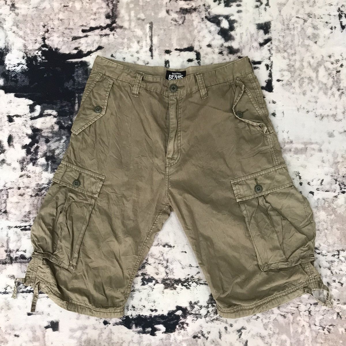 Beams Plus × Japanese Brand × Vintage Vintage Beams Cargo Short Pants Size US 31 - 3 Thumbnail