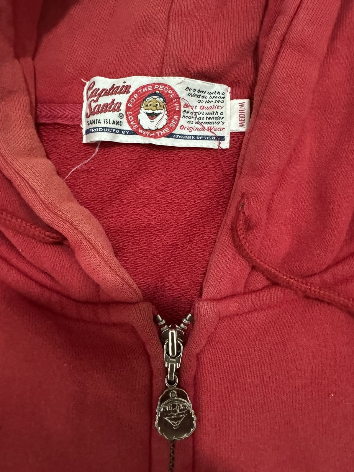 Captain Santors × Vintage Vintage Captain Santa Yatch Club Faded Zipper Hoodie Size US M / EU 48-50 / 2 - 7 Thumbnail