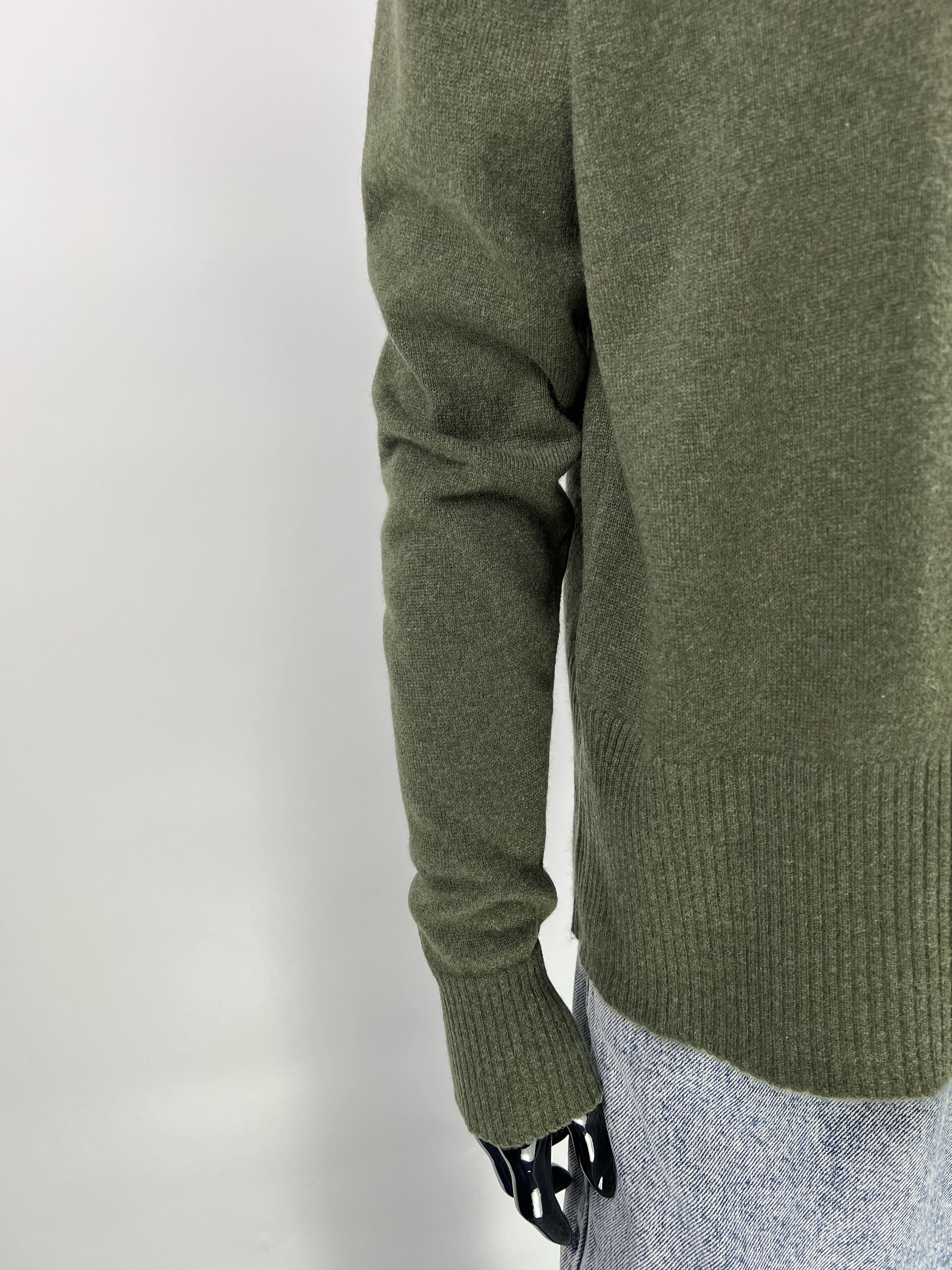 Designer Denner London 100% Cashmere Turtleneck Sweater Size M/L Size M / US 6-8 / IT 42-44 - 4 Thumbnail