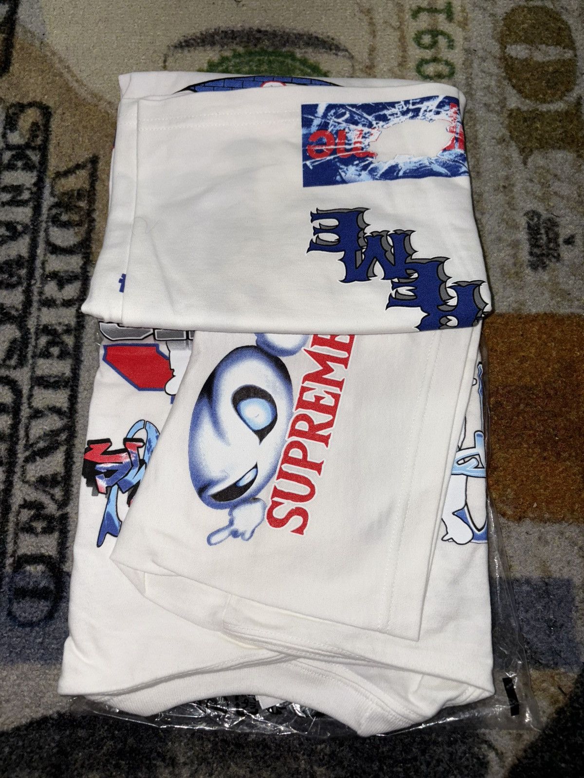 Supreme Supreme Art Dealer Flash Tee White Size US XXL / EU 58 / 5 - 4 Thumbnail