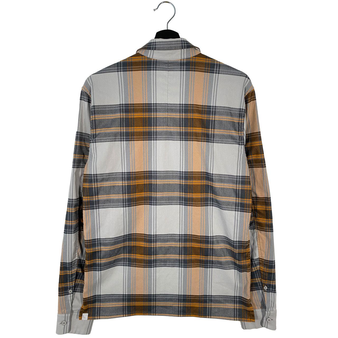 Lululemon Lululemon Mason Peak Check L/S Flannel Orange / Gray Size US M / EU 48-50 / 2 - 2 Thumbnail