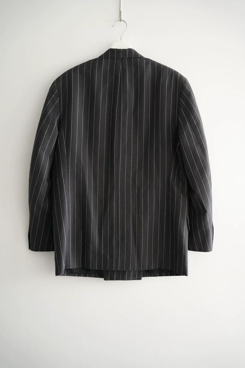 Yohji Yamamoto Yohji Yamamoto Yohji Yamamoto Striped Double-Breasted Blaz Size US S / EU 44-46 / 1 - 2 Thumbnail