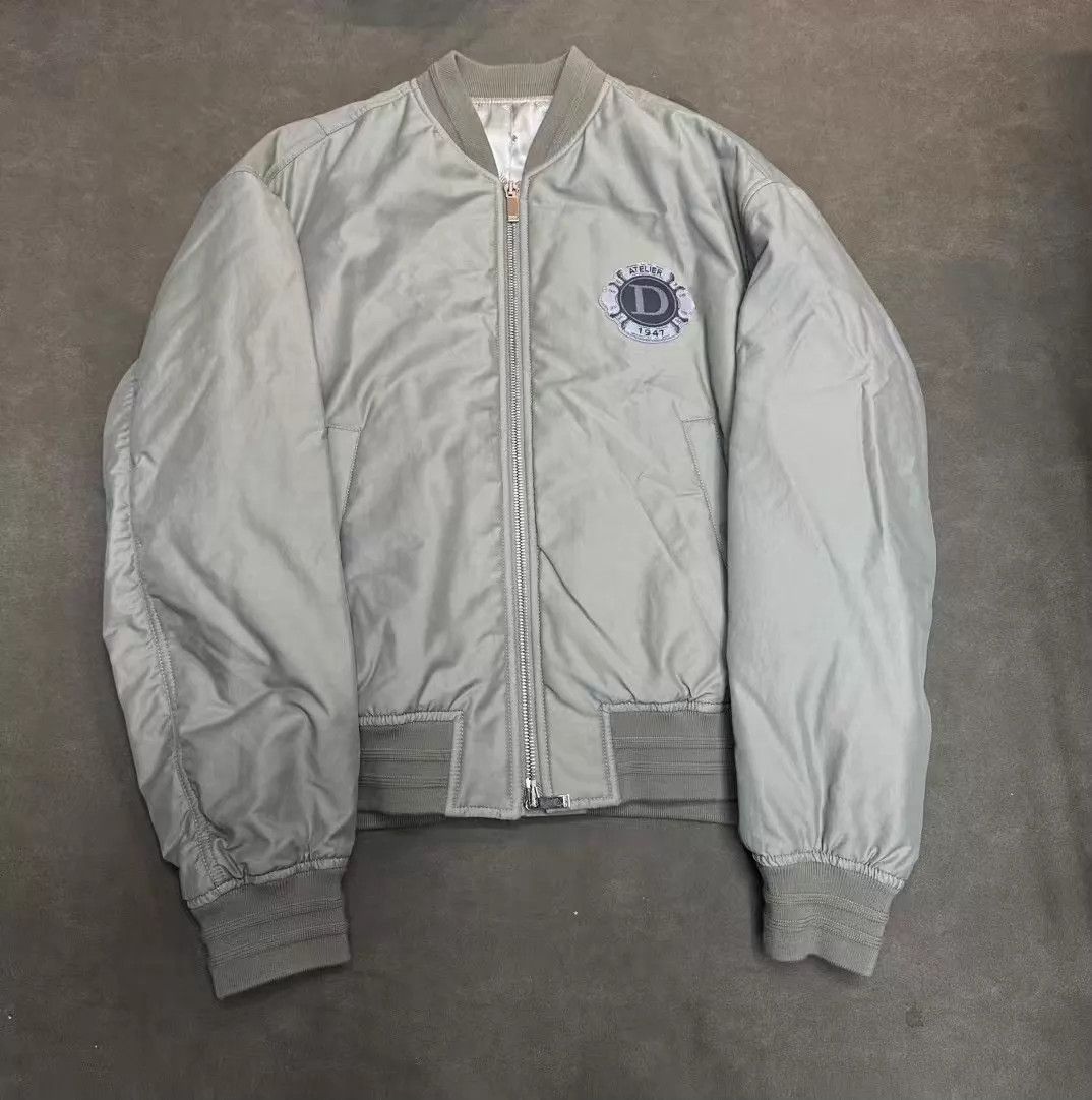 Dior DIOR SS24 Logo Print Zipper LS Jacket Yushi Size US L / EU 52-54 / 3 - 1 Thumbnail