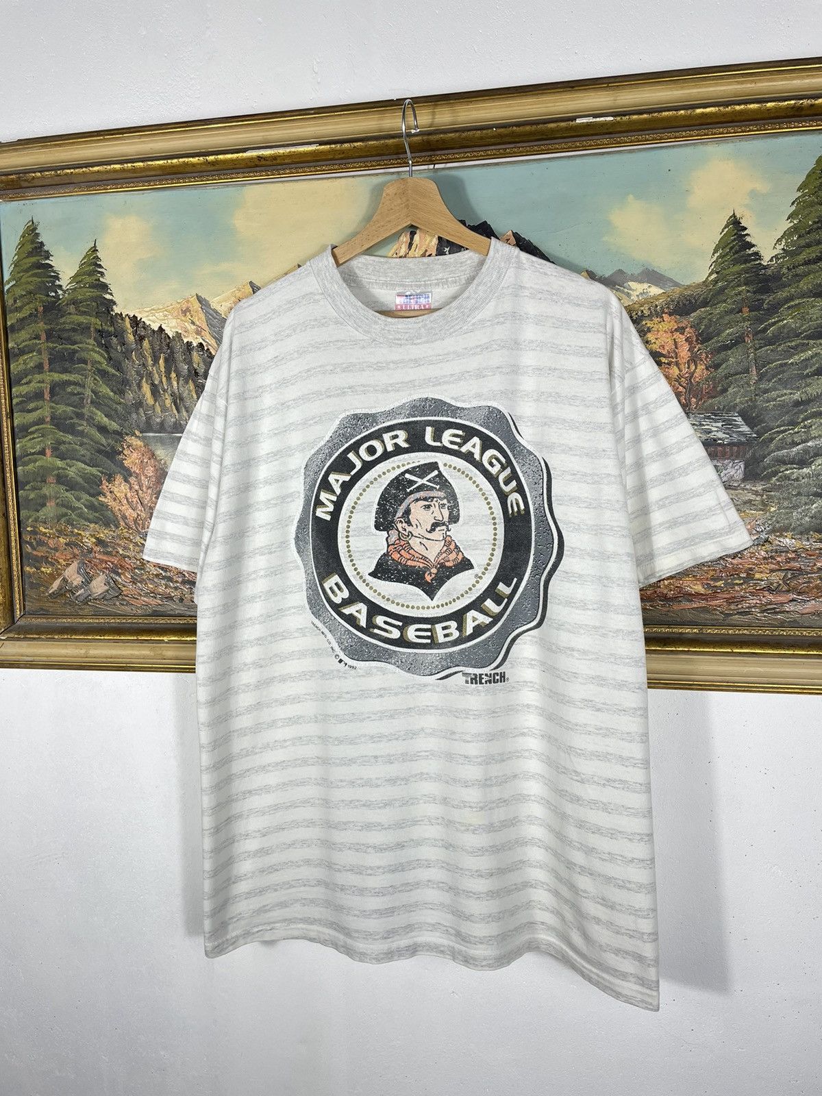 MLB × Vintage Vintage Retro 90s Major League Baseball MLB 1992 T shirt Tee Size US XL / EU 56 / 4 - 2 Thumbnail